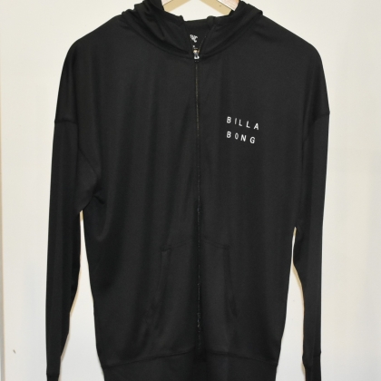 Billabong Long Sleeve Hooded Shipper, UV Protection, UPF 50+