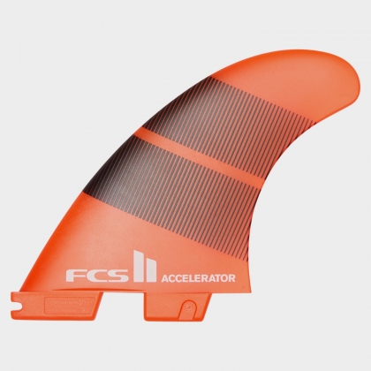 FCS II ACCELERATOR NEO GLASS TRI FIN SET TANG GRADIENT LARGE FCS II ACCELERATOR NEO GLASS TRI FIN SET TANG GRADIENT LARGE